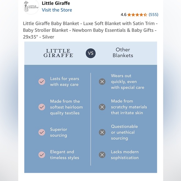 LUXURY BABY BUNDLE- baby blanket & lovey (BRAND NEW WITH TAGS) - retails $150 - Picture 11 of 14